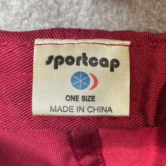 Providence RI Golf Had Cap Red Strapback Ballcap Golfer Casual Sportcap - Picture 9 of 10